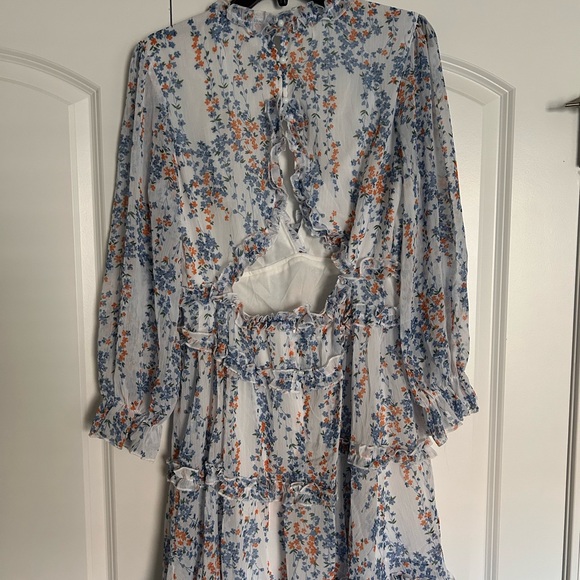 Floral Ruffle Dress - Picture 2 of 4